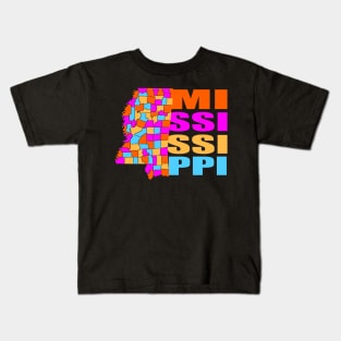 USA state: Mississippi Kids T-Shirt